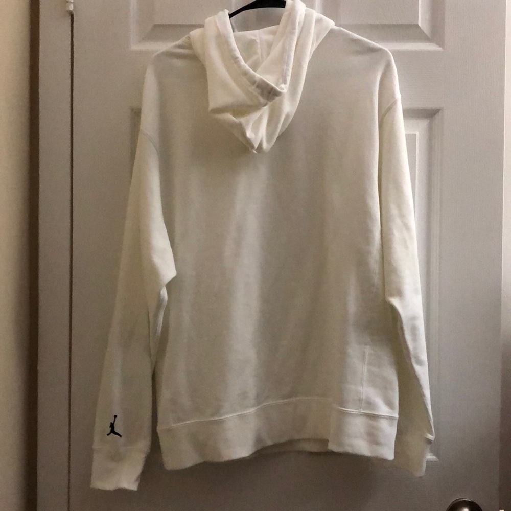 NWT Nike Air Jordan Hoodie in White w/ Jumpman - Picture 5 of 13